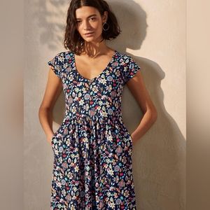 Boden Voop Cotton tiered dress